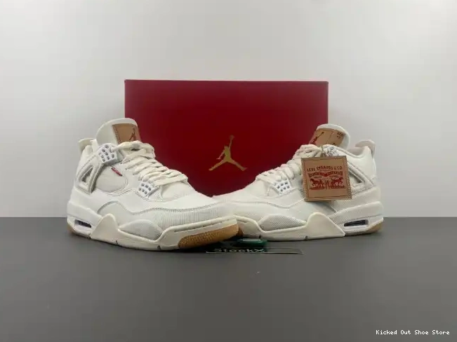 Kick Theory x Air AO2571-100 4 'White' Jordan Levi's 0519